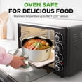 thumbnail image 3 of 8-Piece Triply Induction Cookware Set Stainless Steel- Triply Kitchenware Pots & Pans Set Kitchen Cookware w/Dakin Etching Non-Stick Coating-Sauce Pot, Stew Pot, Cooking Pot, Frying Pan, Lids, 3 of 7