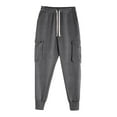 thumbnail image 4 of Men's Joggers with Stylish Slim Fit, Breathable Fabric, Adjustable Waistband and Multi-Pocket Design for Gym, Outdoor Training, Travel, Running or Casual Daily Wear, 4 of 4