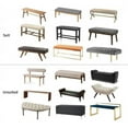 thumbnail image 6 of Bench Covers High Stretch Bench Slipcover Rectangle for Dining Room Bench Cushion Covers Thicker Jacquard Non Slip with Strap -, 6 of 6