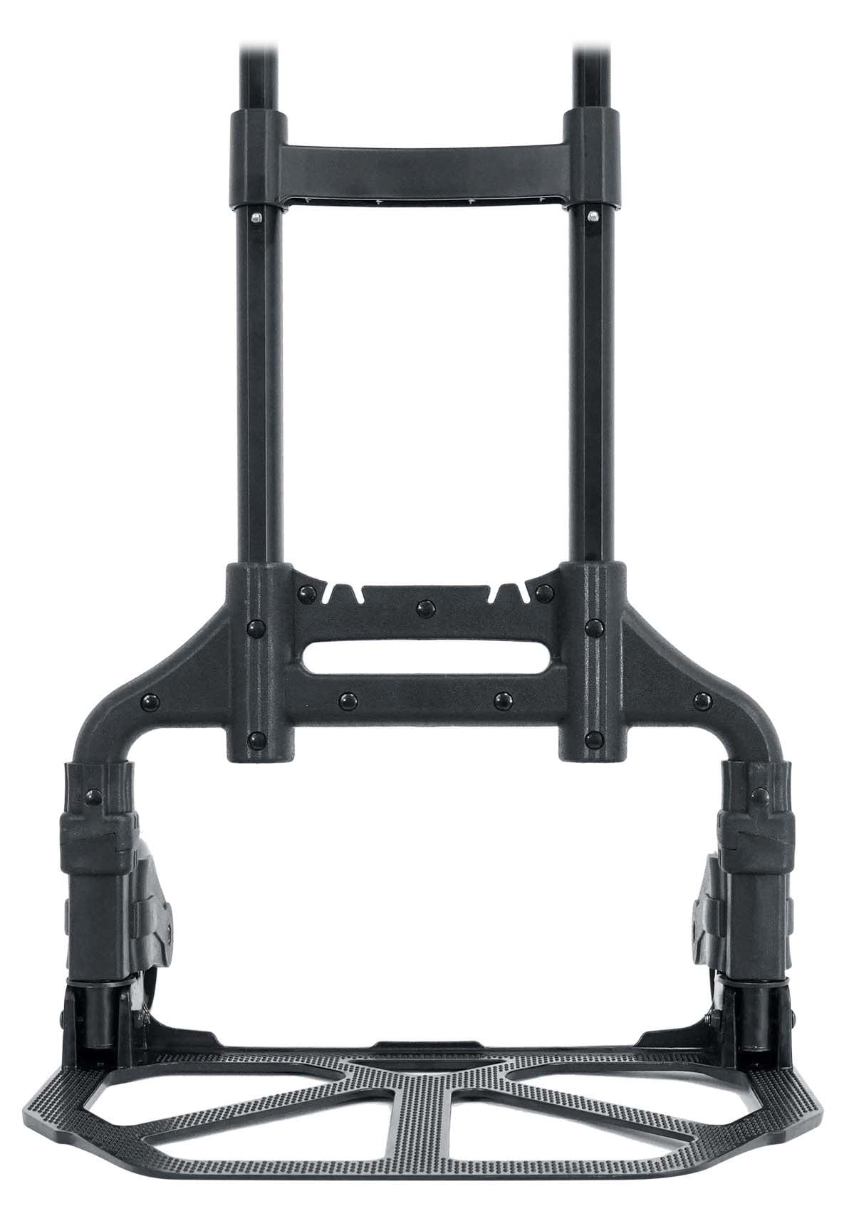 Rockville GigMate Foldable Aluminum Trolley Equipment Transport Hand Truck Cart 154 lb Capacity Black