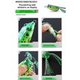 thumbnail image 4 of Kit de señuelos Flotante Cgtredaw cebo silicona para curricán 4 uds Colorido Trucha lucio, 4 of 9