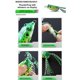 thumbnail image 5 of 4 Uds cebo de silicona para curricán Kit de señuelos de rana flotantes coloridos para trucha lucio, 5 of 9