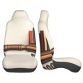 thumbnail image 3 of Pofeuu Books Key To Knowledge Print Automotive Car Seat Covers Flat Cloth Full Set Seat Covers,Car Seat Covers front seats for Cars Trucks and SUVs(Two packs), 3 of 7