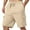 Khaki, variant on FASHOFT Cargo Shorts for Men Casual Golf Lightweight Stretch Shorts Hiking Work Summer Shorts with Multiple Pockets Black L