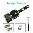 thumbnail image 3 of Adapter M.2 NGFF NVME SSD Adapter Mini PCIE To M.2 M Key Converter Adapter For 2230 2242 2260 2280 M.2 SSD, 3 of 8
