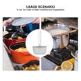 thumbnail image 3 of CIMAXIC Colador De Cocina En Acero Inoxidable Con Asa Para Filtrar Con Malla Fina, 3 of 8