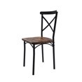 thumbnail image 5 of 7 Piece Dining Table Set for 6 People, Farmhouse Rustic Kitchen Table Set with 6 Chairs  for Kitchen, Dining Room, Living Room, 5 of 8