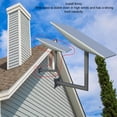 thumbnail image 3 of For Starlink Pole Mount Kit, Easy To Install Snow Proof Strong Bearing Wide Base For Starlink Mounting Kit Heavy Duty  For V2 For Ceramic Wall, 3 of 8