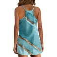 thumbnail image 2 of Baikeli Cheap Summer Dresses for Women 2024 Mini Dresses for Women Summer Sport Sundress Sleeveless Pattern Print Outfits Sling Strap Dress Vacation Dress Summer Dresses for Women 2024, 2 of 5