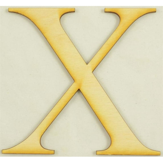Chi Greek Letter Size:4 Inch Thickness:1/8" Baltic Birch