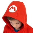 thumbnail image 3 of Super Mario Boys Zip Up Hoodie Red Sizes 6-14, 3 of 8