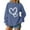 Navy, variant on Sweatshirt for Women Valentine's Day Theme Casual Long Sleeve Crewneck Tops Pullover Athletic Hoodless Comfortable Womens Sweatshirt Beige L