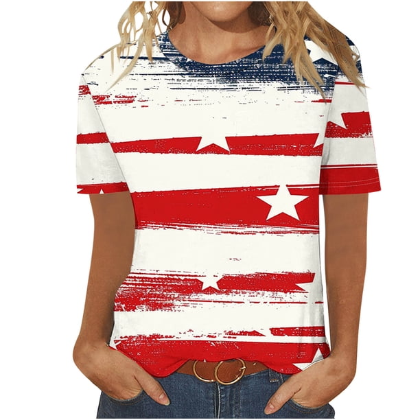 Pantalones Cortos para Mujeres Sexy, Moda Casual Impreso Cuello Redondo Camiseta de Manga Corta para el Verano Y Diario