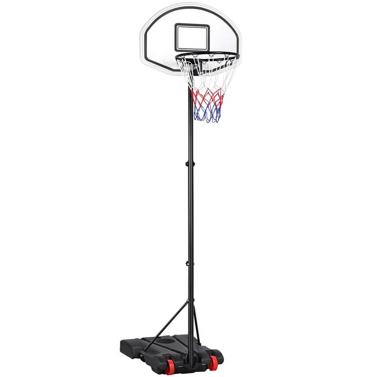 Smile Mart Adjustable Basketball Hoop System for Kids/Youth Indoor/Outdoor, 6.4-8.2 ft - image 3 of 14