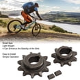 thumbnail image 3 of 9 Teeth 11 Teeth Gear Kit, Carbon Steel Motor Gear Kit Replacement Stable Performance  for Bicycle Chain, 3 of 8