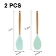 thumbnail image 2 of Kitchen Utensils Silicone Set , Heat Resistant Cookware with Wooden Handle, Non-Stick Cooking Utensil, 2 of 5