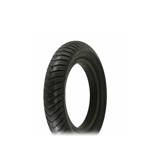 Bike Tire 12 1/2 x 3.00 Black/Black Side Wall IA-2065.