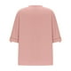 thumbnail image 5 of mfyjkho Tops Para Salir Para Mujer, Conjunto De Pantalón De Cinco Piezas Con Cuello Redondo Y Abertura En Color Liso Y Lino Para Mujer Tops Para Hacer Ejercicio Para Mujer L, 5 of 6