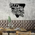 thumbnail image 2 of Craftnamesign Pizzeria Sign, Pizza Metal Sign, Kitchen Decor, Pizza Shop Decor, Restaurant Sign, 2 of 5