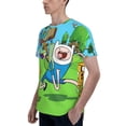 thumbnail image 4 of Adventure Time Jake The Dog T-Shirts 3d Printed Short Sleeve Tee Shirt For Men, 4 of 8