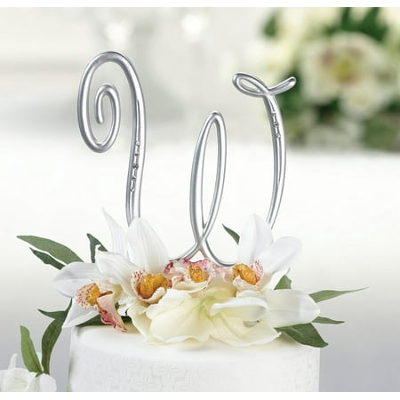 Monogrammed Items - Rhinestone, Monogram Cake Topper Letter U Silver, The item you would receive would be the Alphabet mentioned on the Title, the image is just an.., By Lillian Rose