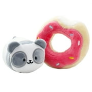 Anirollz 6” Small Squishy Donut Blanket Plush Panda Stuffed Animal Toy: Pandaroll