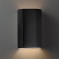 thumbnail image 3 of Justice Design Group Cer-5505W Ambiance 2 Light 9" Tall Led Outdoor Wall Sconce - Beige, 3 of 4