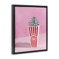thumbnail image 2 of Stupell Industries Eclectic Pink Disco Popcorn Black Floating Frame Canvas Art, 17 x 21, by LISH Creative, 2 of 8