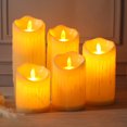 thumbnail image 1 of 5 piezas Velas LED Ligas Ligera de vela parpadeante de plástico que funcionan con batería, 1 of 9