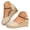 Beige, variant on Womens Espadrilles Sandals Closed Toe Wedge Platform Heel Ankle Strap Dressy Casual Summer Beach Shoes