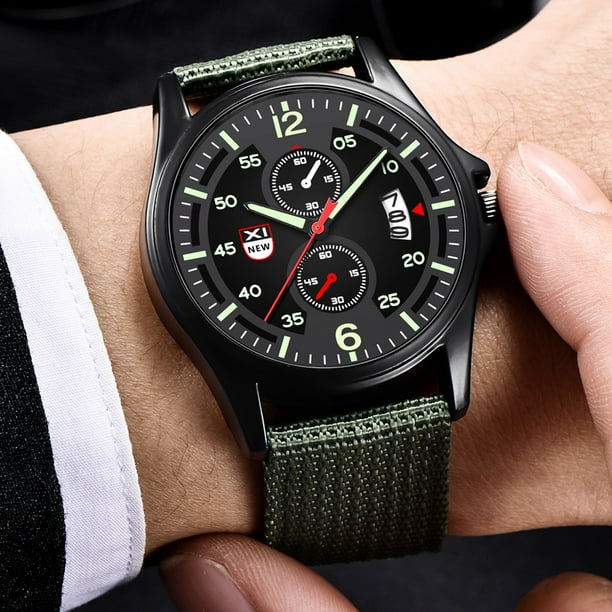 HOARBOEG Watch for Men Father s Day Gift Military Nylon Waterproof
