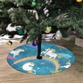 thumbnail image 2 of RYLABLUE Mignon Unicorns Jupe de Sapin de Noël pour Décoration de Fête Intérieure Extérieure 48 Pouces, 2 of 3
