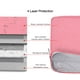 thumbnail image 3 of Funda para portátil iKammo 15.6 pulgadas impermeable para mujer, rosa, 3 of 7