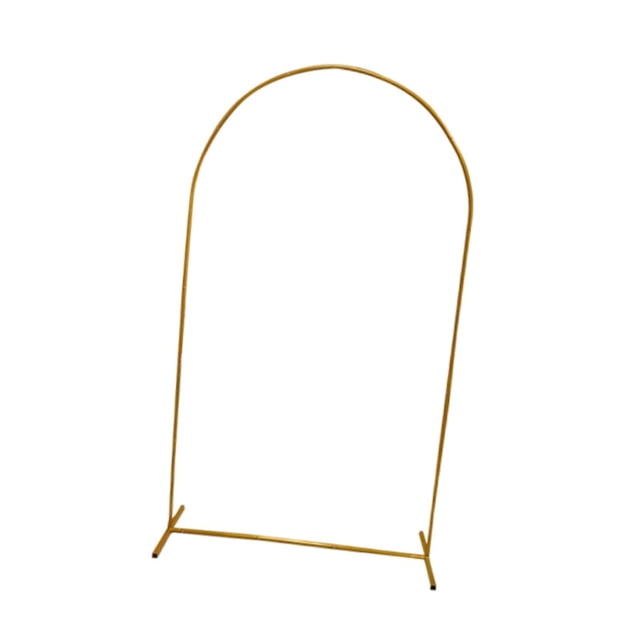 Stand de fondo arco arco de boda kit de tuberías portátiles de oro creativo decoración de globo floral creativo decoración para fondo al aire libre 120x220 cm