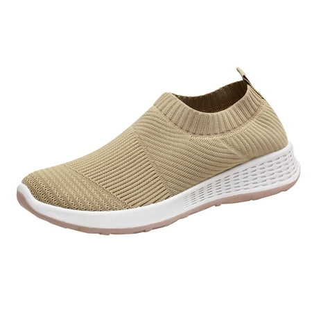 

Fsqjgq Advantage - Women s 7 Leisure Mesh Running Trainer Women Fitness Outdoor Shoes Casual Sport Flat Breathable Shoes Women s Shoes for Fall Season for Women Khaki 40