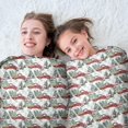 thumbnail image 5 of White Christmas Truck and Tree Pattern Round Blanket,Comfortable Soft Flannel Throw Blanket,All Season,Warm Lightweight Blankets for Sofa Bed Couch Living Room Chair 47"x47", 5 of 5