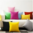 18" x 18" Solid Color Velvet Throw Pillow Cover Super Luxury Soft