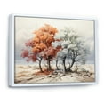 thumbnail image 2 of Designart Tree Monochrome framed wall art decor, Tree Monochrome framed wall Art, Arboretum Peach and White Tree , Extra large Traditional White Framed Wall Art, White Color Frame, 2 of 5