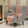 thumbnail image 5 of Decorative Throw Blanket  - 50x60in Soft Knit with Delightful Fringe Edges for a Sophisticated and Cozy Touch to Your, 5 of 9