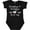 AB-Black, variant on Grandma and Grandpa Love Me Heart Grandchild Boys or Girls Baby Bodysuit