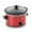 Red, variant on 2qt Oval Slow Cooker with Adjustable Settings and Keep Warm