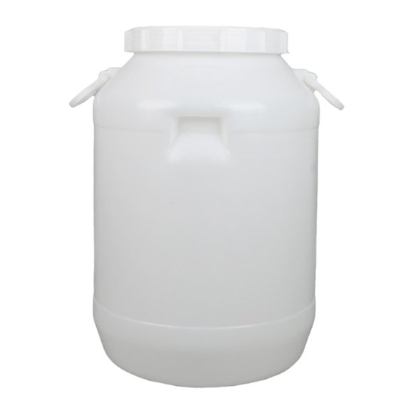 Barril de agua, contenedor de almacenamiento de alimentos, ligero, hermético, portátil, multiusos 30 litros