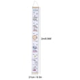 thumbnail image 1 of Rdeghly Growth Chart, Height Chart Cute Wall Ruler Removable Height Measure Chart Wall Sticker Height Measure Home Room Decoration Child Toy Growth Chart For Kids, 1 of 8