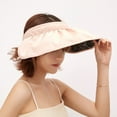 thumbnail image 5 of Windfall Sun Visor Hats Women Large Brim Summer UV Protection Beach Cap, 5 of 5