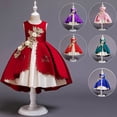 thumbnail image 2 of Vestido infantil, vestido de princesa, vestido de niña, vestido de malla hinchada, ropa de rendimiento para jardín de infantes, chaleco de verano, 2 of 6