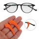 thumbnail image 2 of Ofertas Únicas 5 Pares de Puntas de Templo para Gafas Medianas Ganchos para Orejas Antideslizantes 1.42"x0.59"x0.10" Naranja, 2 of 5