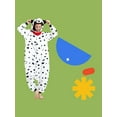 thumbnail image 6 of Nituyy Women Men Animal Costume Jumpsuit Long Sleeve Plush Pajamas Button Down Romper Cosplay Outfit, 6 of 9