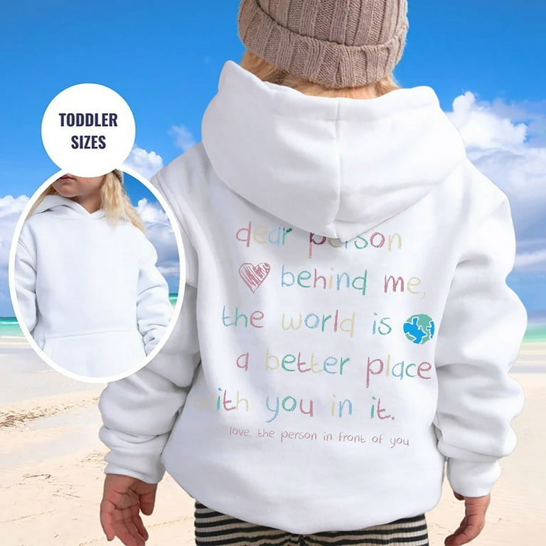 Toddler Hoodies Girls 5T Girl s Hoodie Long Sleeve Soft Sweatshirt Graphic Hoody Kids Cute Pullovers Top Clothes For Girls Toddlers Pullover Hoodie Sweatshirt White 3 4 Years Walmart
