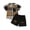Black, variant on Akiihool Summer Clothes Toddler Boy Baby Boy Summer Outfit Striped T-shirt Toddler Boy Summer Clothes 6 12 18 Months 2 3 4 5 T Kids Boy Short Set(Black,9-12 Months)