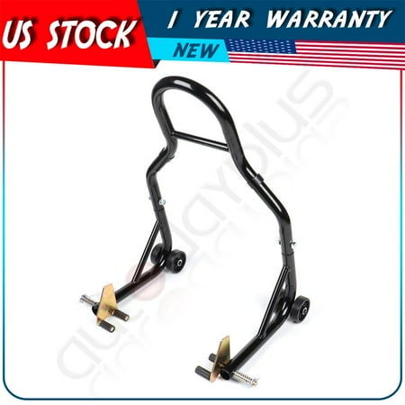 Motorcycle Sport Bike Front Wheel Chock Lift Stand For Universal Black